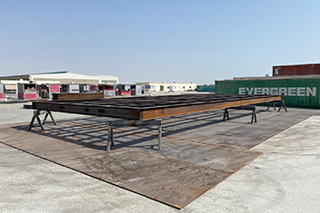 QP-CO2 Water alternating Gas(WAG) Injection pilot project at Dukhan – Steel Structure for E House, Steel Platform and Stair